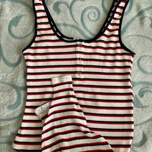 striped bodysuit
